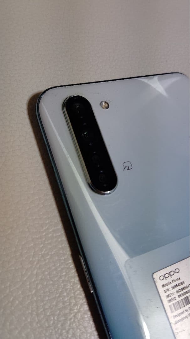 オッポリノ3a　スマートフォン本体　ブルー&ホワイト