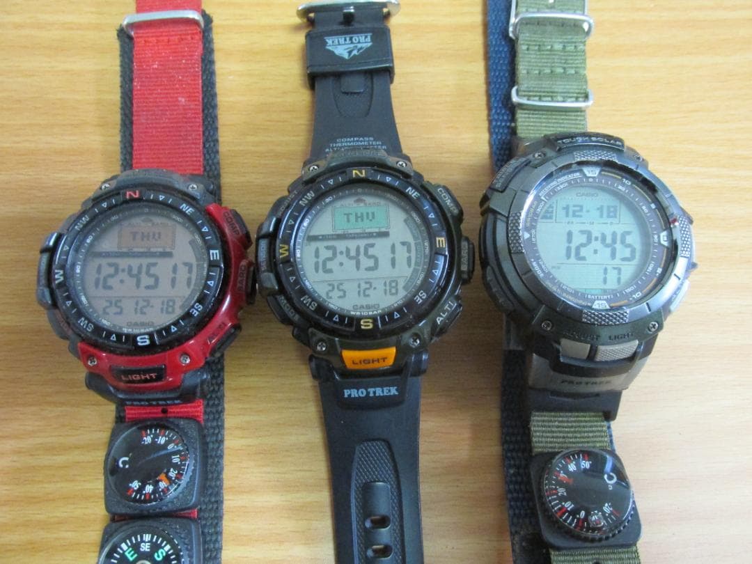 【動作良好】プロトレック　PRG-40 ㉒ アーミーグリーン