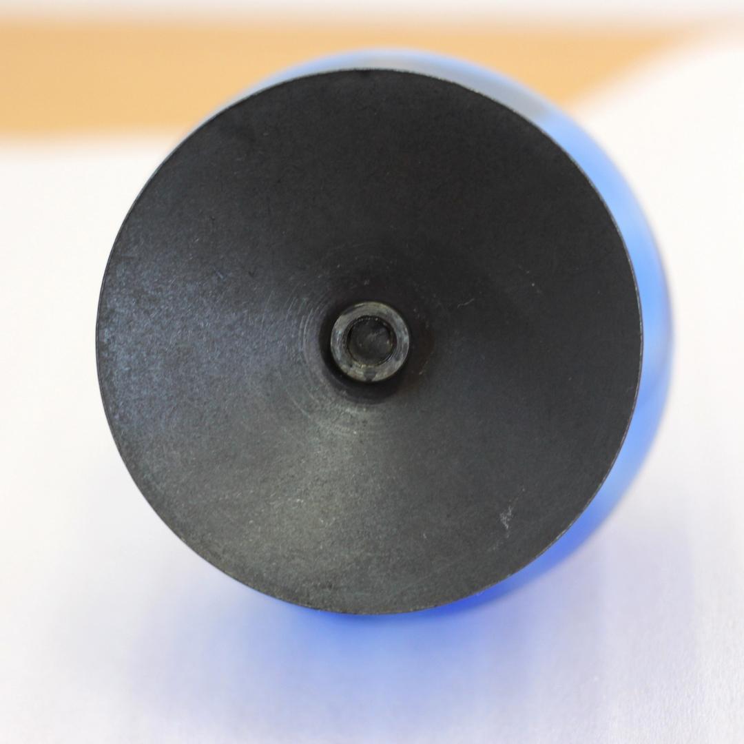 【美品】エリックホグラン　キャンドルスタンド オニオン型　ブルー 01