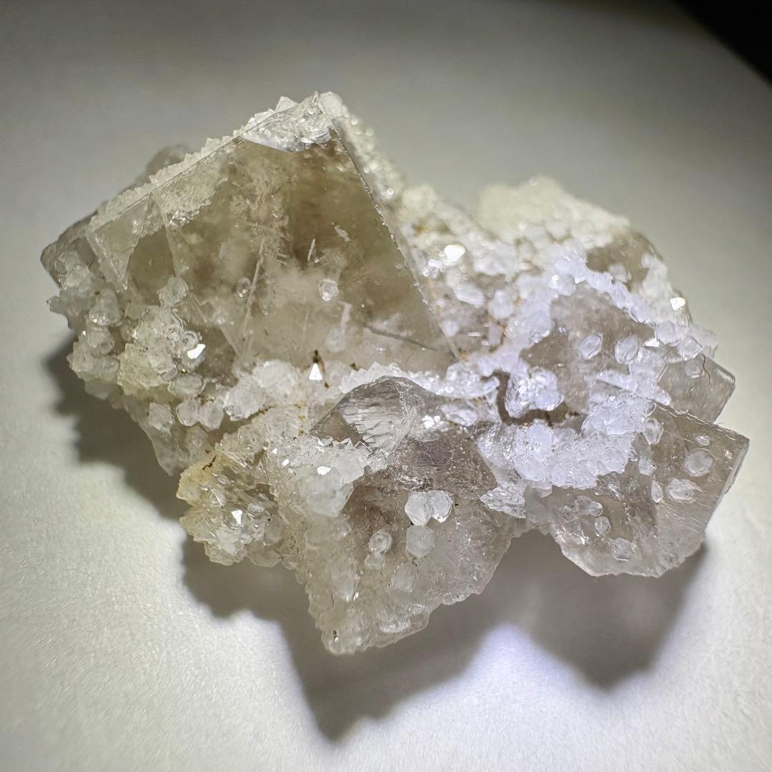 459 イギリス　UK レディアナベラ鉱山　レモンメレンゲポケット　フローライト