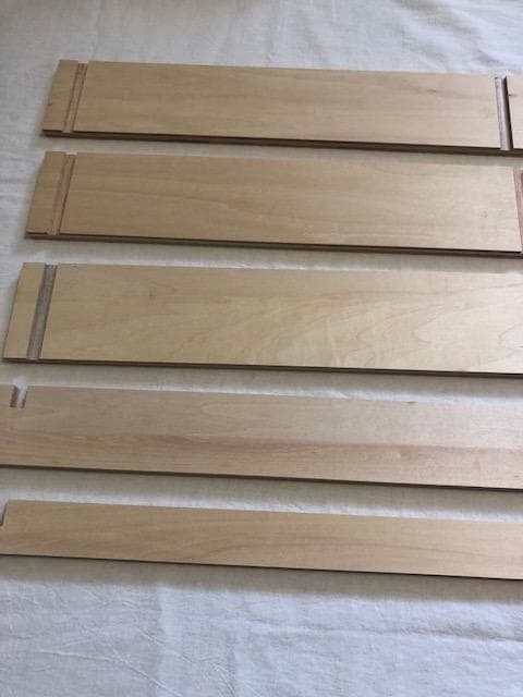 最終お値下げ【美品】三童子三段飾り（特製・山里）　小黒三郎　組み木の五月人形