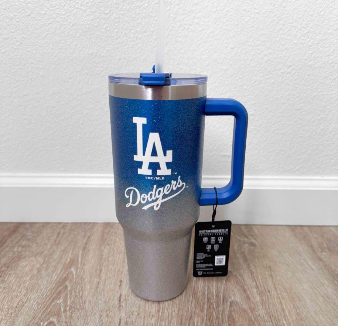 ロサンゼルス　ドジャース　タンブラー　ストロー　グラデーション　米国購入　新品