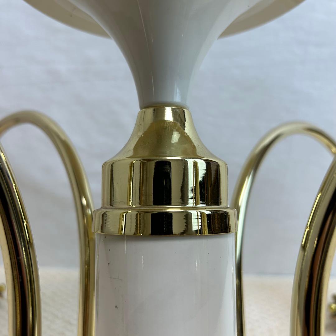 【希少】三菱電機　シャンデリア　照明　4灯　ガラス　アンティーク　レトロ　モダン