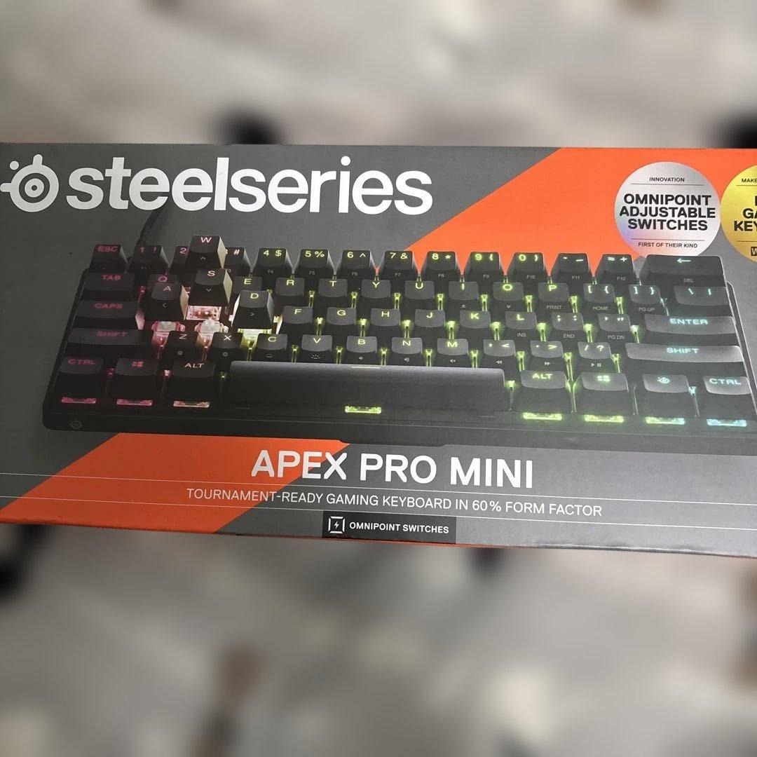 SteelSeries Apex Pro Mini 60% ゲーミングキーボード