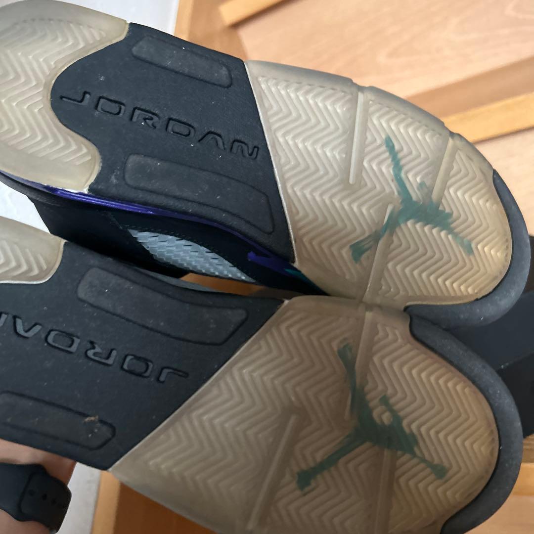 シューズ(女性用) NIKE AIR JORDAN 5 RETRO BLACK GRAPE