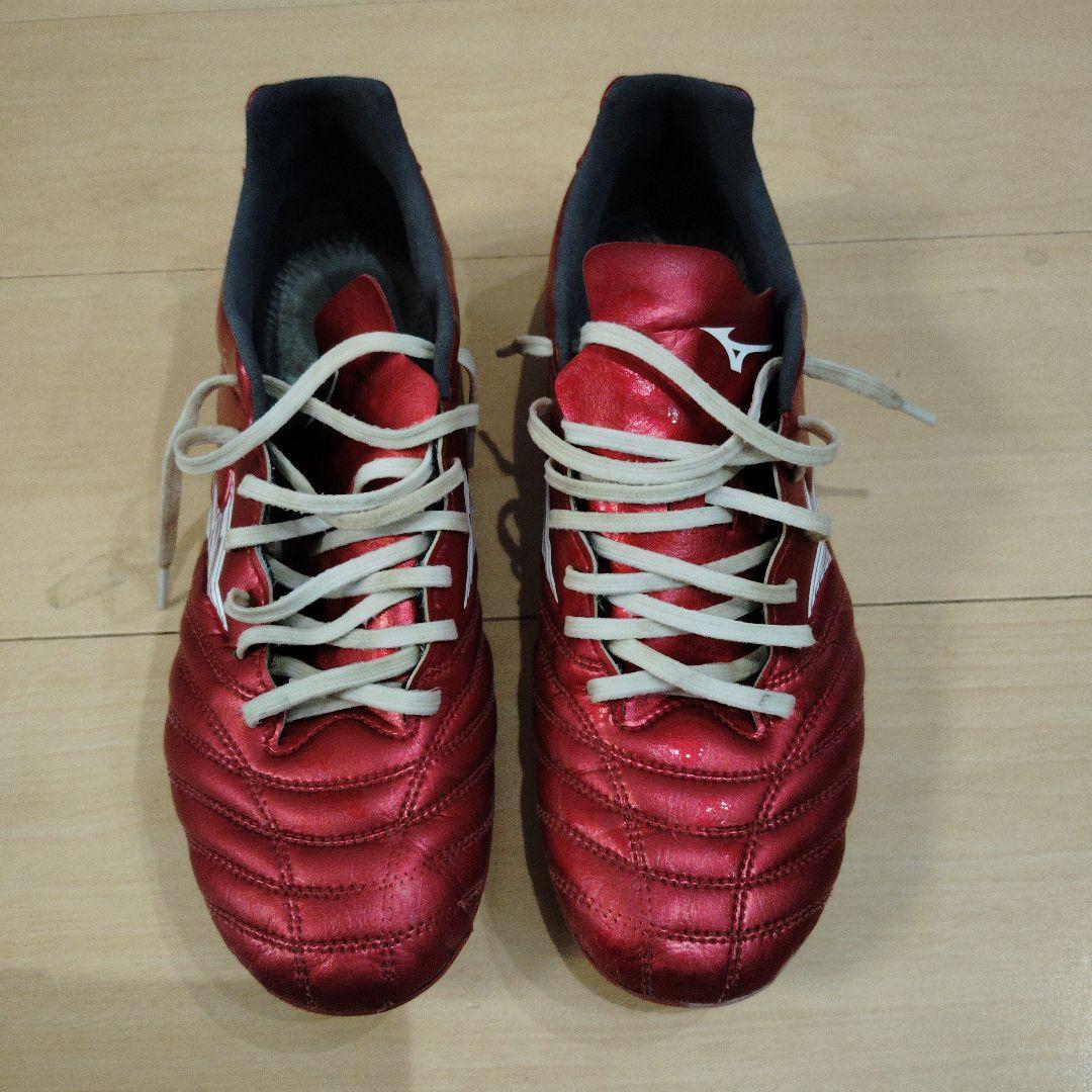 Mizuno サッカーシューズ レッド　モナルシーダネオ３プロ　中古品