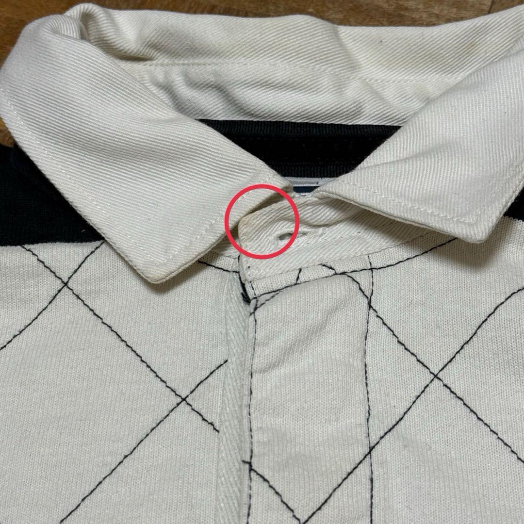 ポロバイラルフローレン エンブレム 刺繍 ボーダー ラガーシャツ S84b