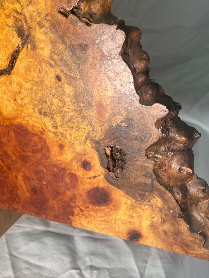 2519❣️ 花梨瘤 衝立 天然木 玉杢 花梨瘤杢