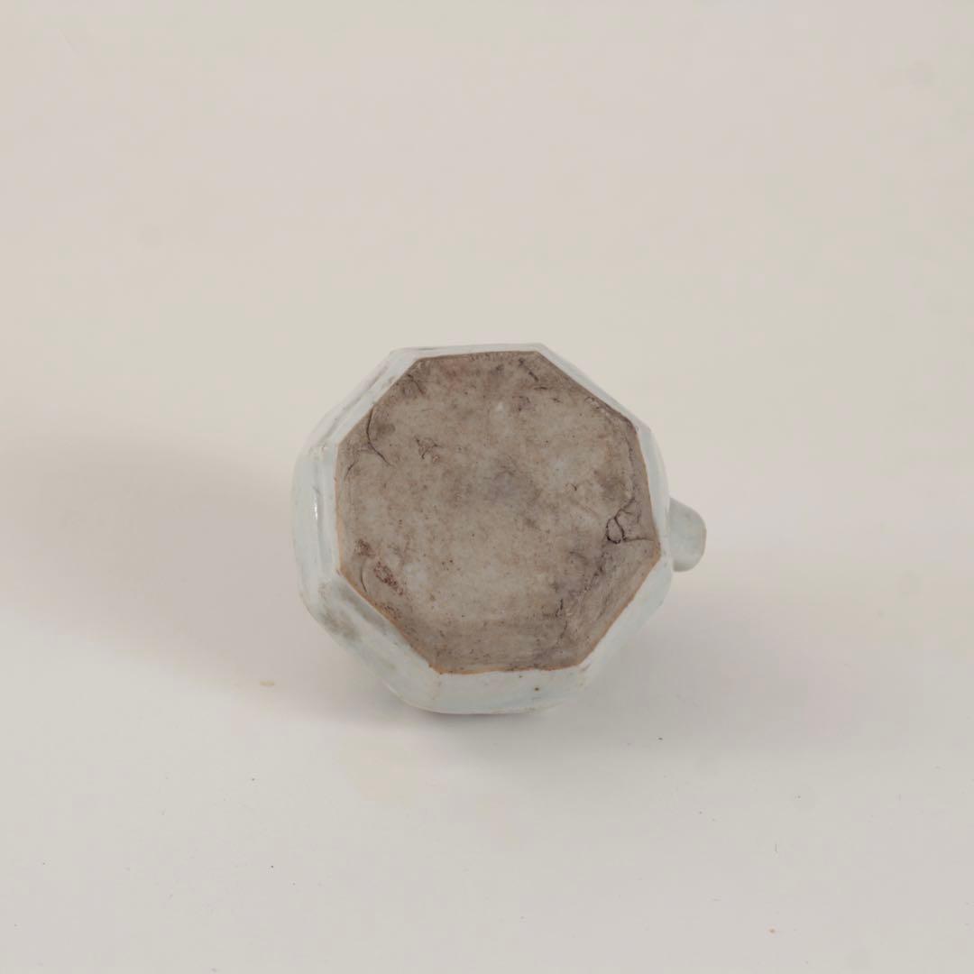 染付 八角 水滴 古道具 アンティーク 文具