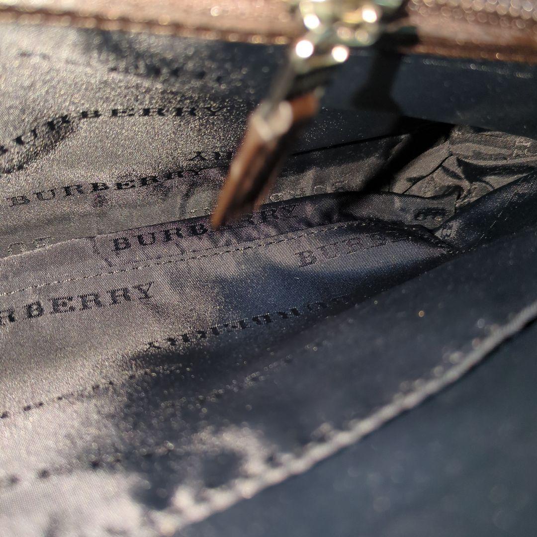 【美品】BURBERRY ノバチェック キャンバス レザー コンビ ショルダー
