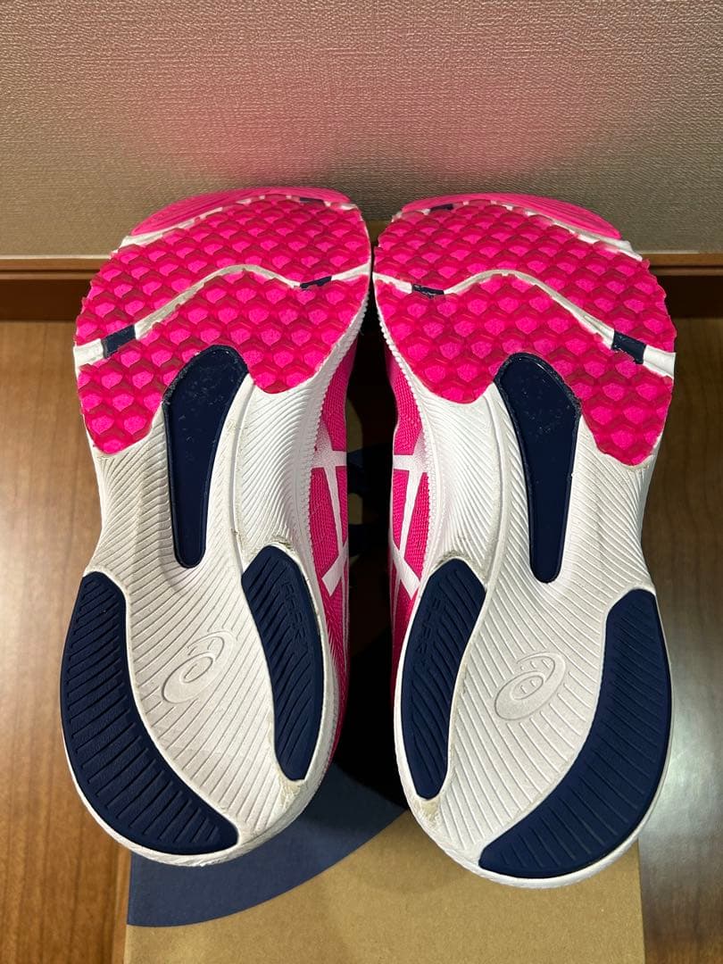 asics アシックス ターサーRP3 24.5㎝ ピンク×ネイビー