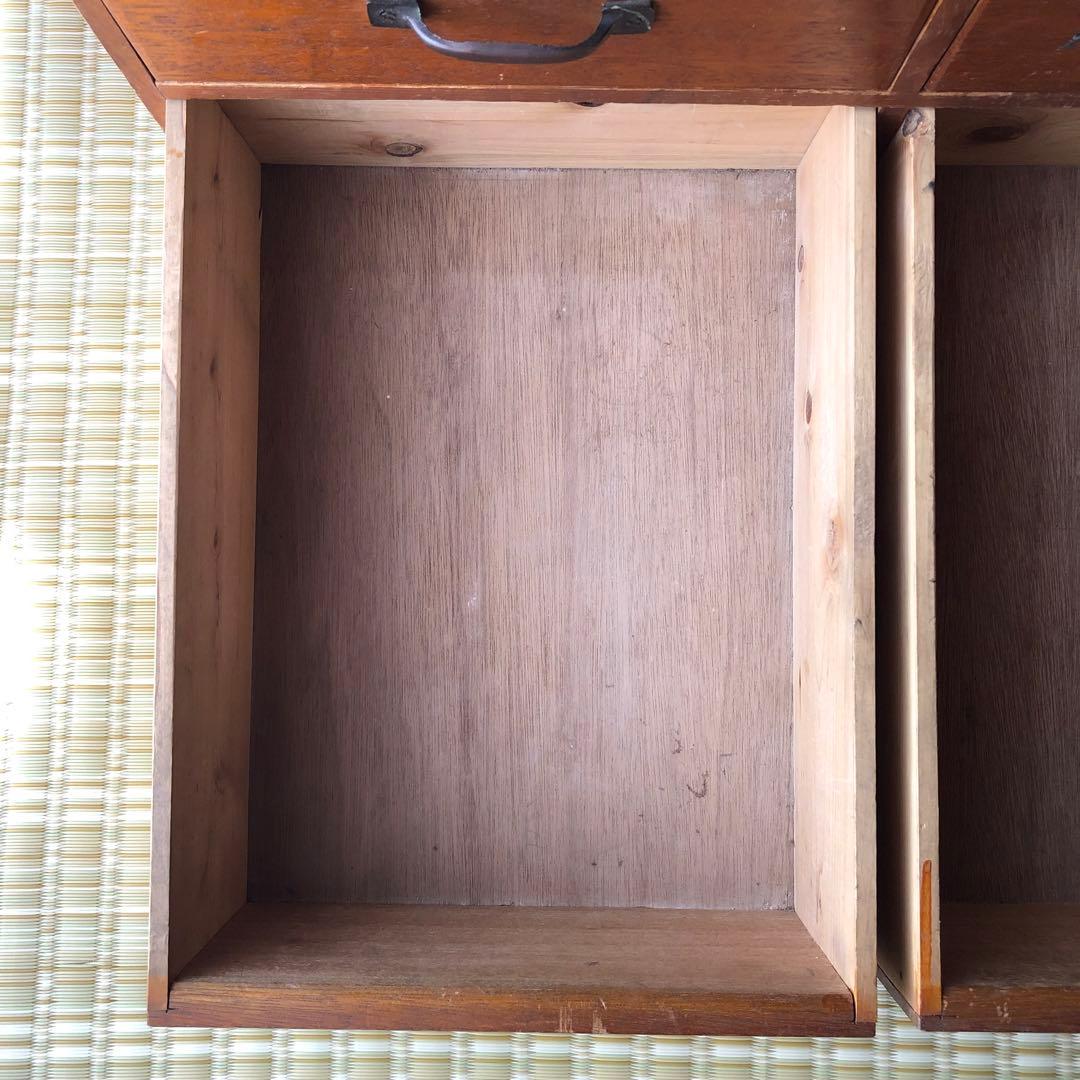 小物入れ　引き出し　収納棚　ヴィンテージ　昭和レトロ　オーダー家具