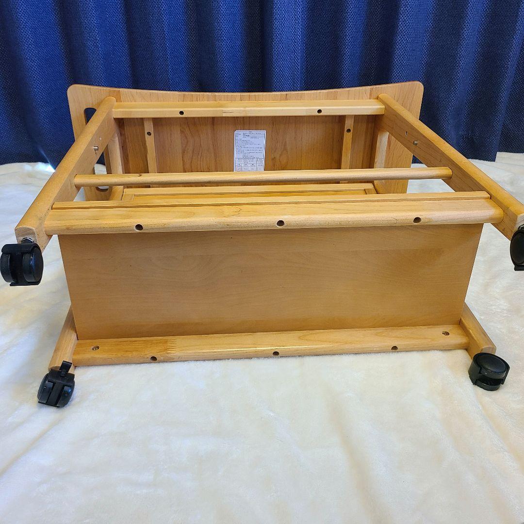 【極美品】ニトリ ワゴン アルナスDF 80 LBR キッチンワゴン 天然木