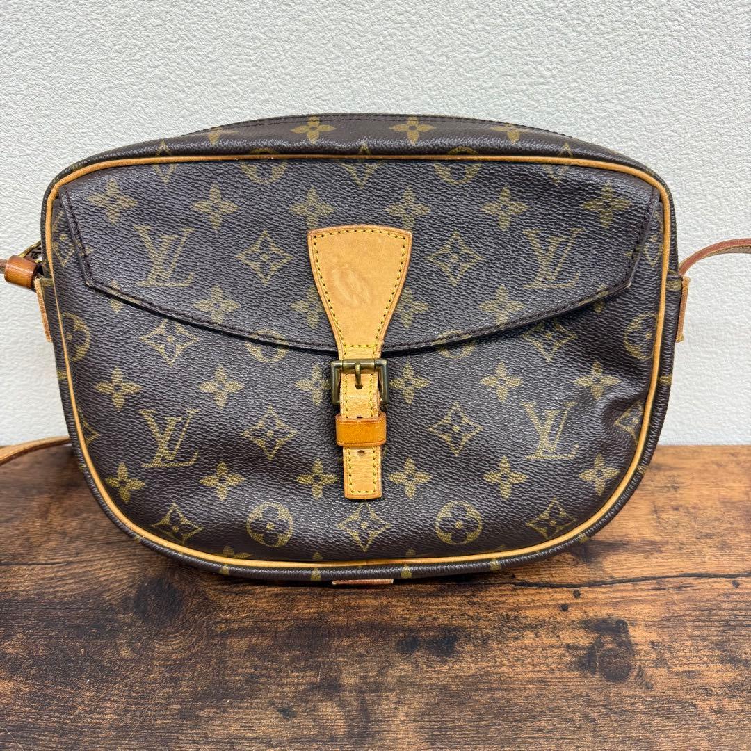 ルイ・ヴィトン ジュヌフィーユ モノグラム ショルダーバッグ＊内生地リペア補修