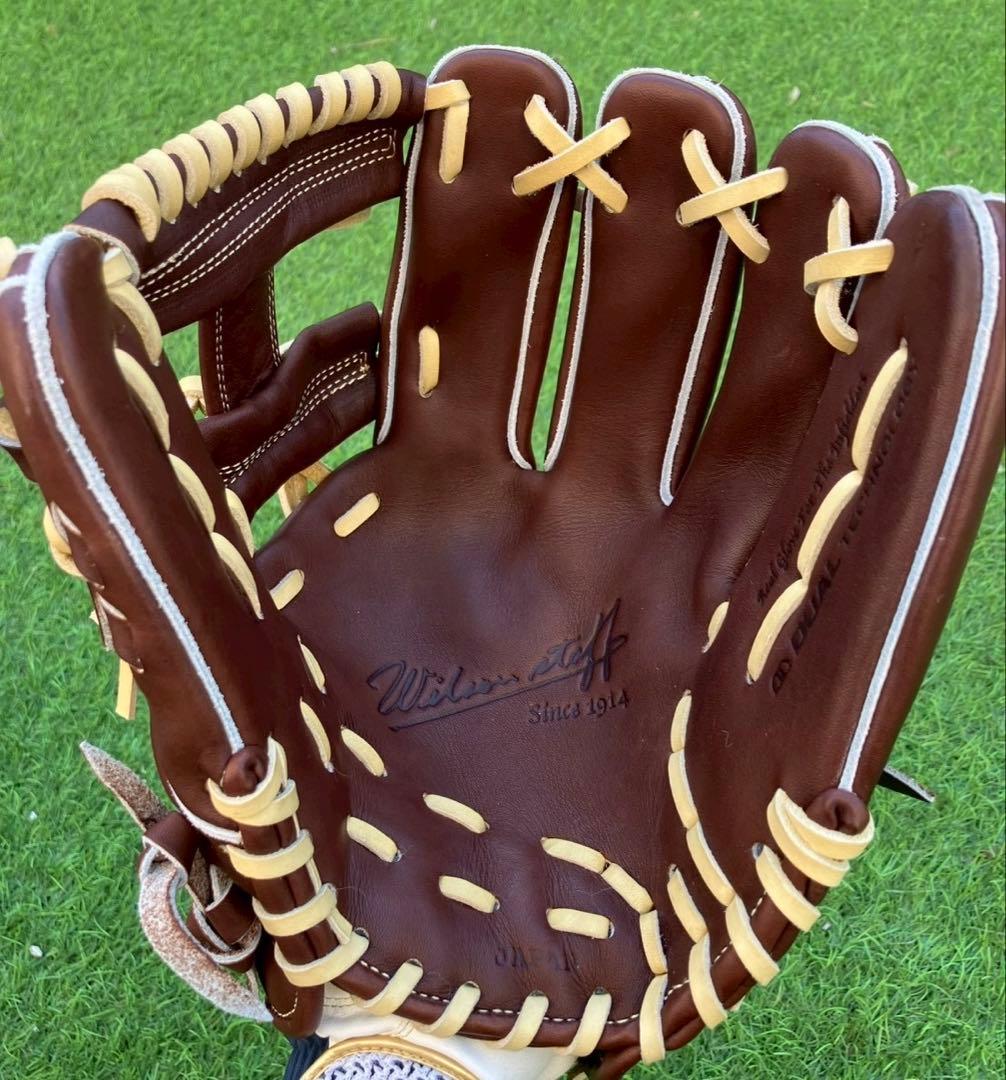 新品　型付け済　ウィルソンスタッフ　内野　日本製　硬式　Wilson