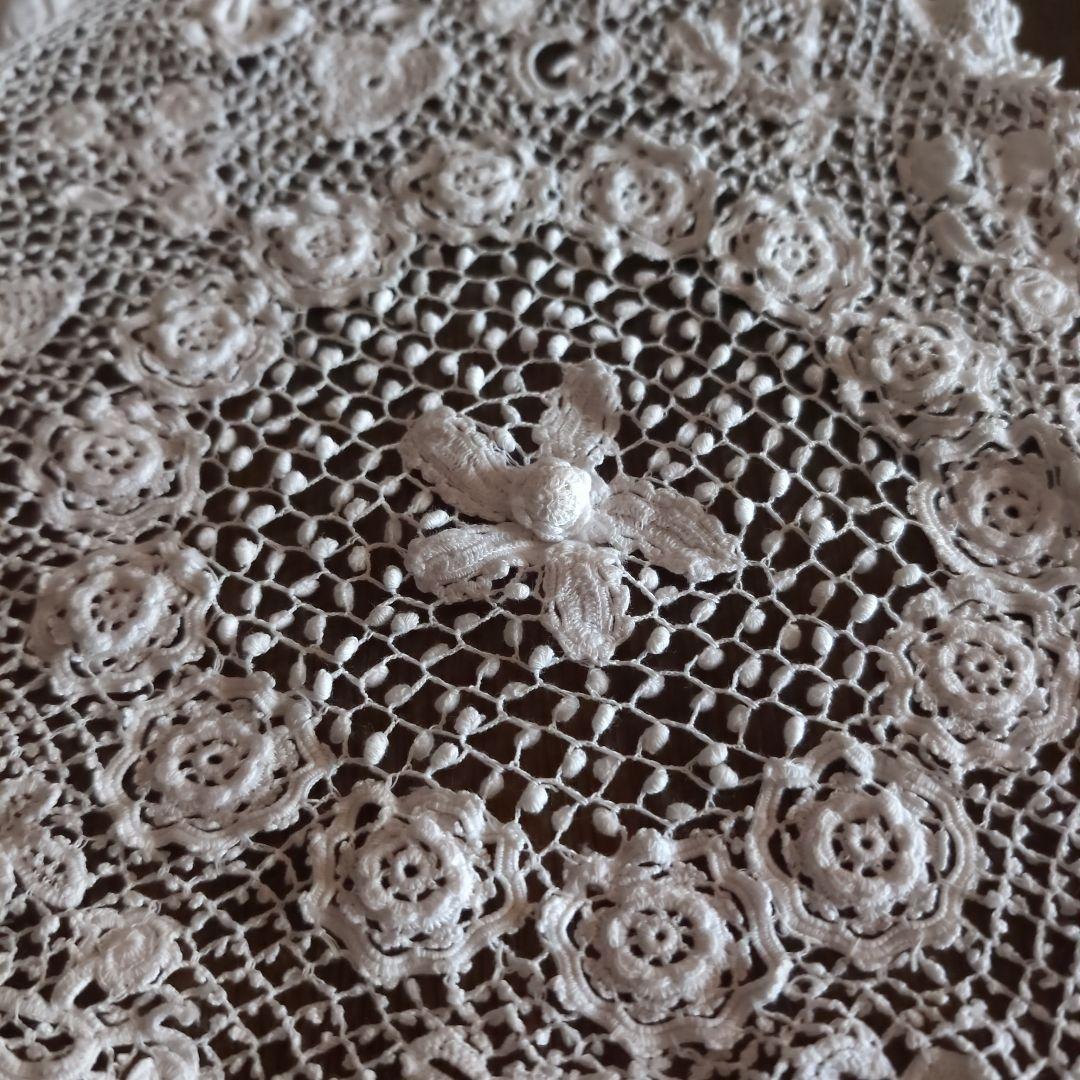 アンティークレース生地 テーブルクロス