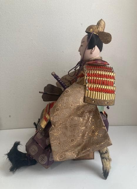 アンティーク　明治　大木平蔵　五月人形　武者人形　大将人形