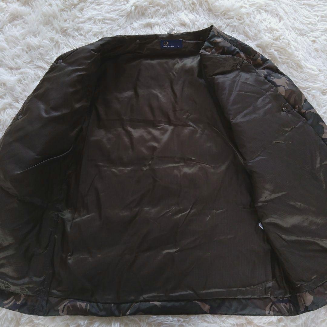 フレッドペリー　迷彩ダウンライナー付 モッズコート　フィッシュテールF2562