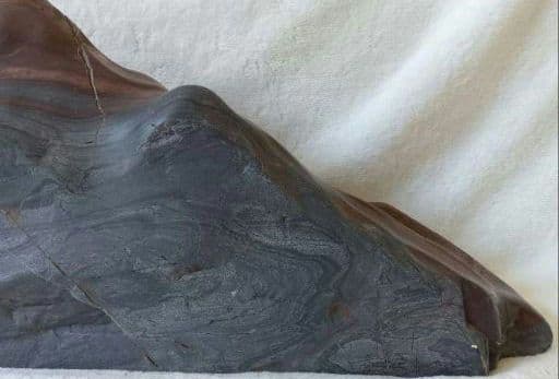 赤石　マーブル　天然石　水石　富士山　希石　赤富士　置物　1点物　約19kg