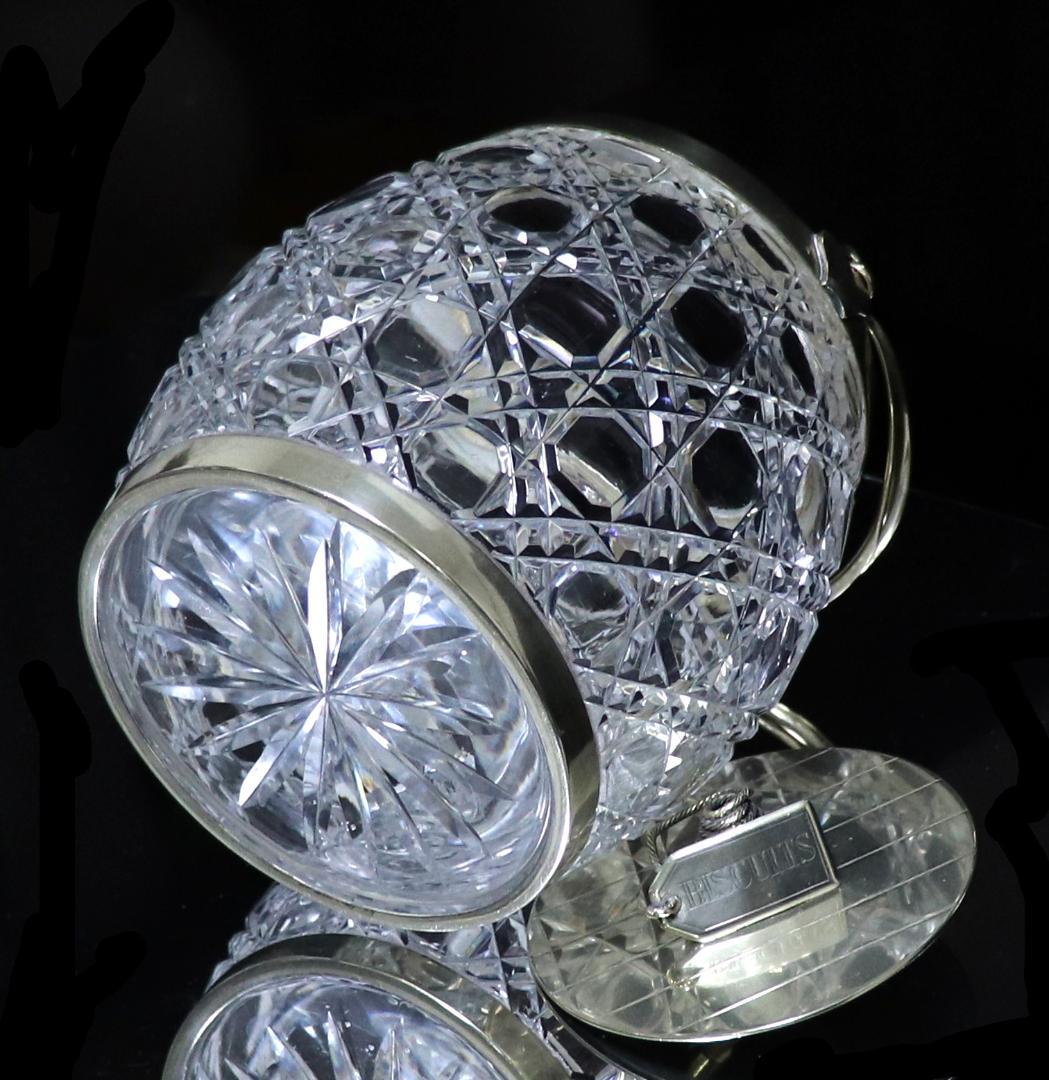 オールド・バカラ レア型 銀装飾 大型ポット ディアマン ピエーリー シルバー