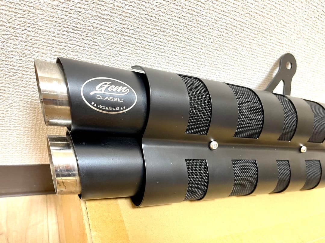 ［17〜22年式］レブル250のマフラーgemspeed製V2エンドバッフル付き