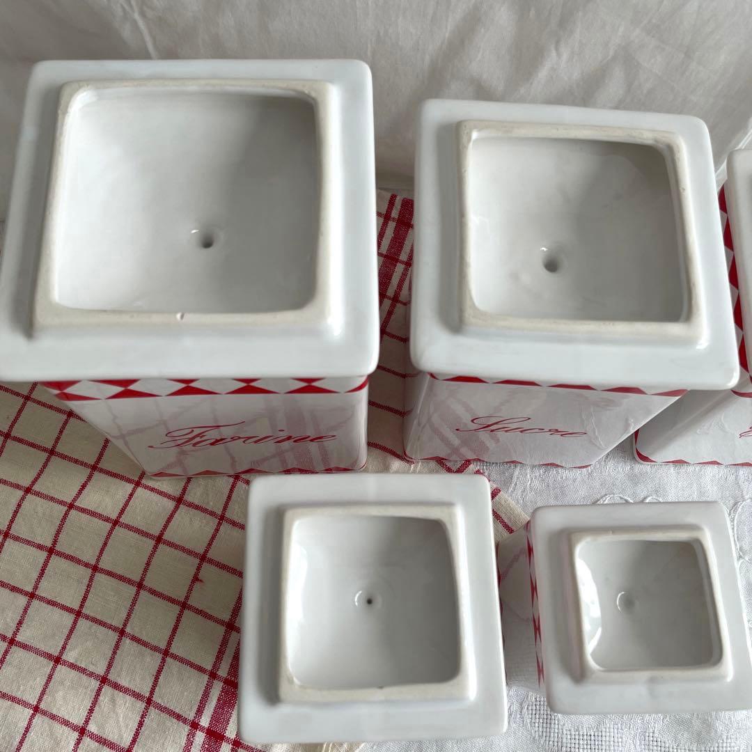 フランス アンティーク キャニスターセット