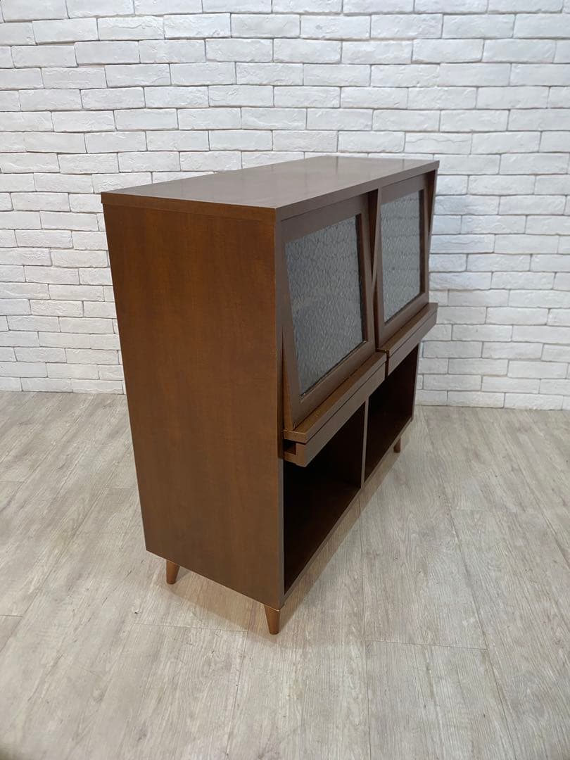 【東京都内23区配送無料】B-COMPANY ブックシェルフ　棚　チェスト　昭和