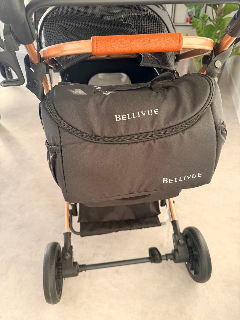 未使用 開封済み BELLIUVE ペットカート ブラック 25kgまで　分離式