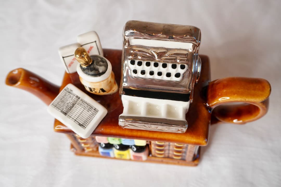 イギリス ヴィンテージ Paul Cardew ミニチュアティーポット中国茶店