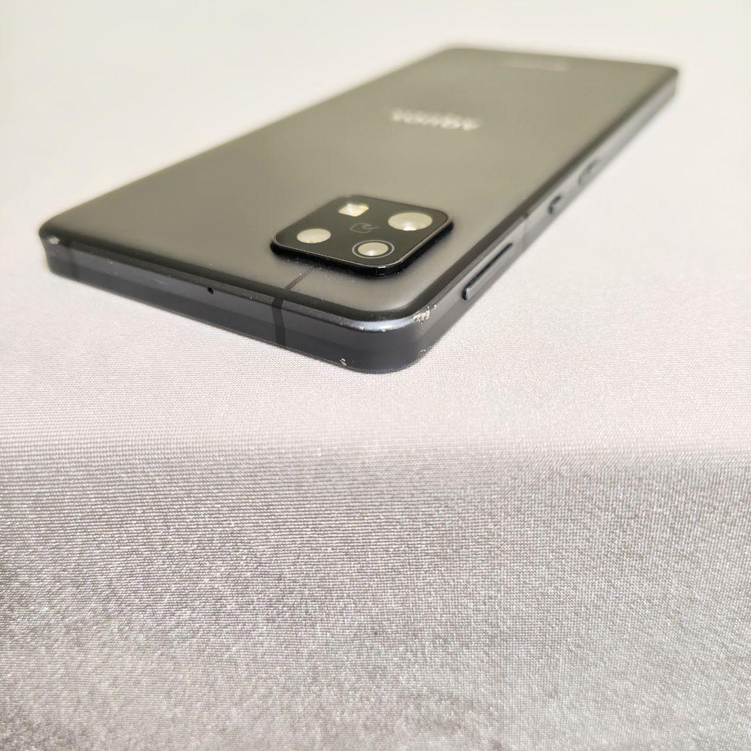 スマホ SHARP AQUOS sense 6 SH-M19 ブラック