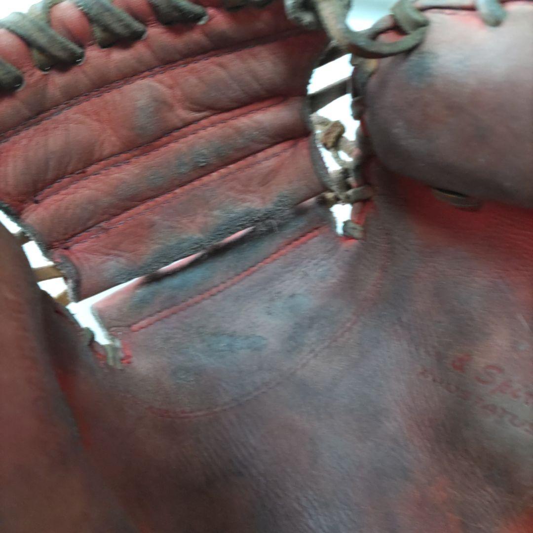 ZETT 硬式ミッド 茶色　傷や汚れあり