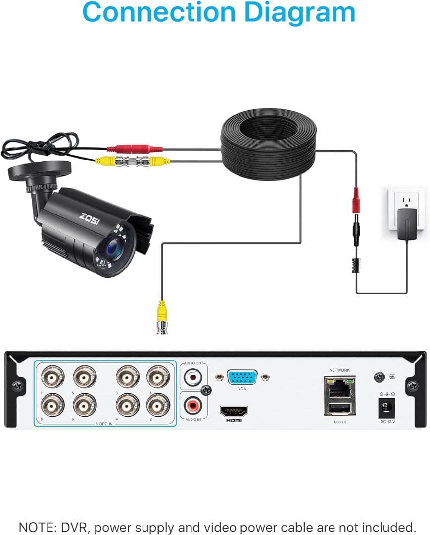 防犯カメラ 1080P 230万画素 広範囲撮影 赤外線24個 宅内外設置可