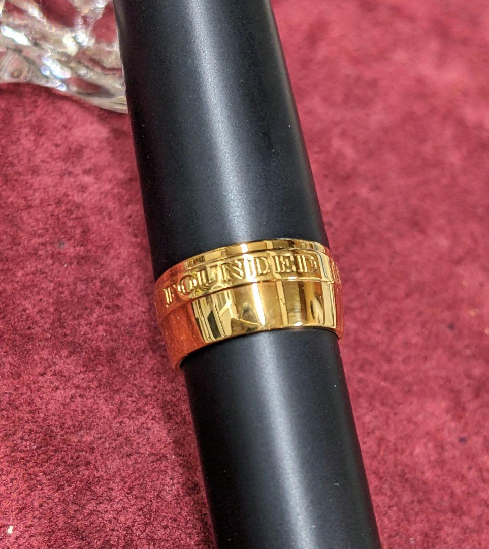 稀少マット梨地 SAILOR プロフィット21万年筆 黒/ゴールド 21K