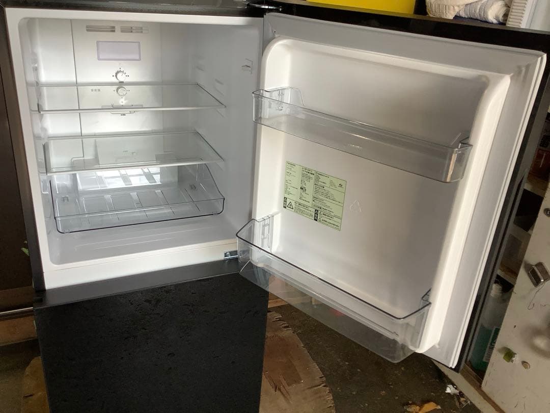 【2025年製】ツインバード 2ドア 冷凍冷蔵庫 121L HR-G912 黒