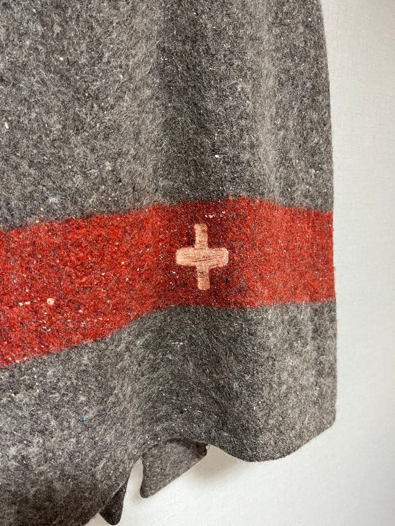 古着 SLOWSTONE ブランケットコート スイス軍 ダッフルコート