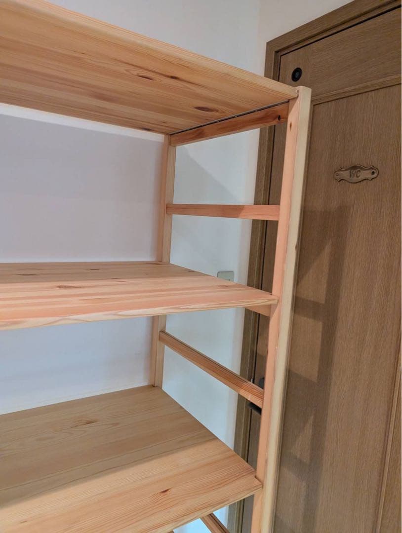 ■送料込■無印良品 MUJI ユニットシェルフ パイン材 ワードローブ 衣類棚