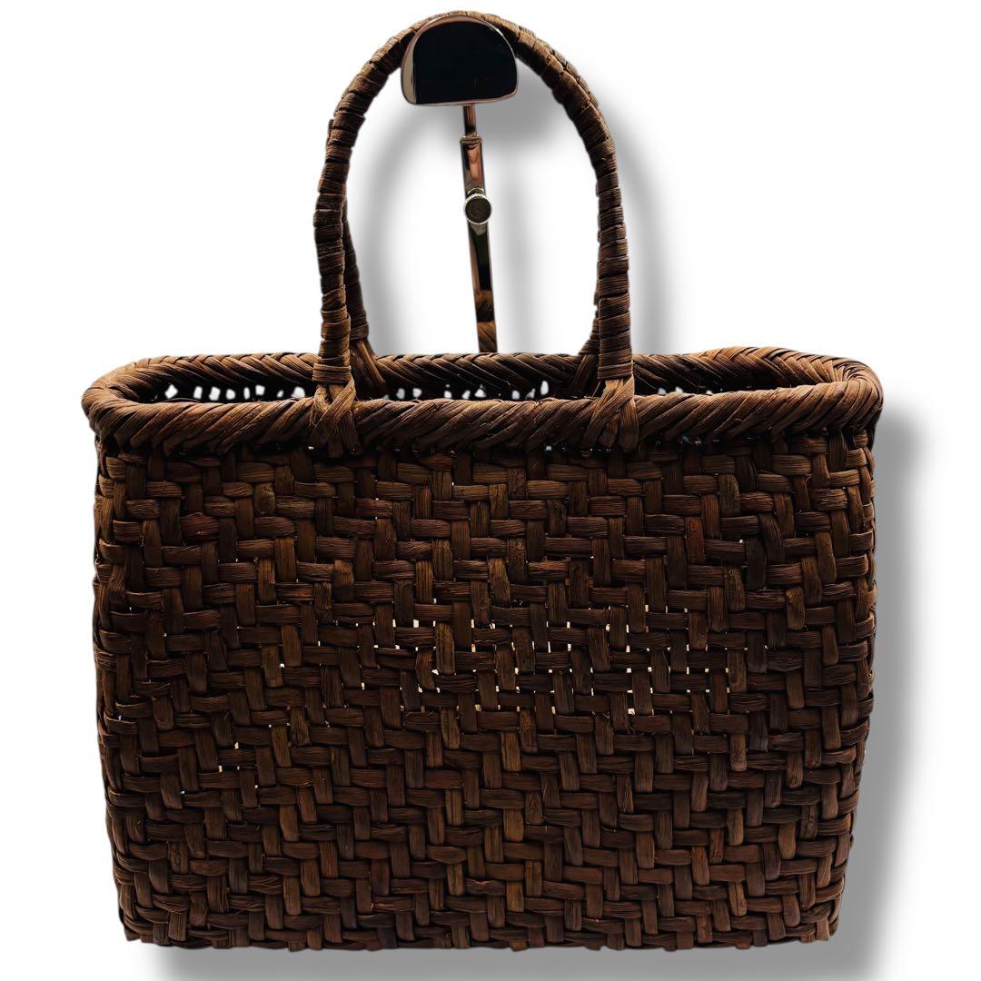 山葡萄 かごバッグ 籠バッグ 手編み 天然素材 ハンドバッグ 和装 網代編み