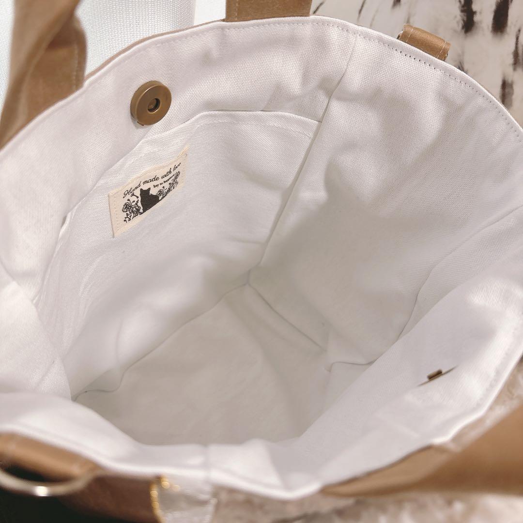 f*t様 コヤンイサムチョン　バック　カフェモカカラー　ルミちゃん　ふわふわファ