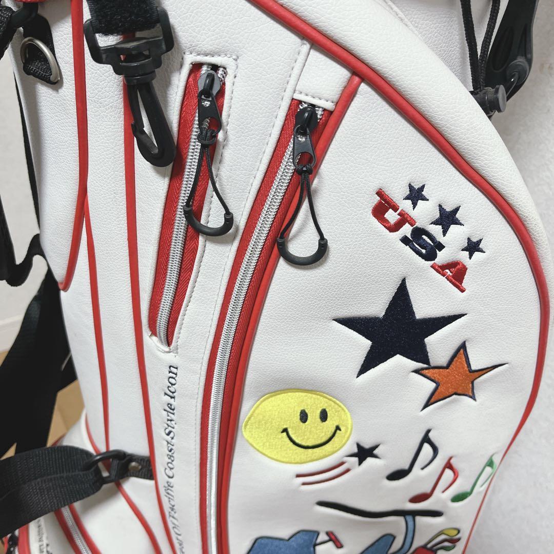 K121 BLUE TEE GOLF スタンド式キャディバッグ