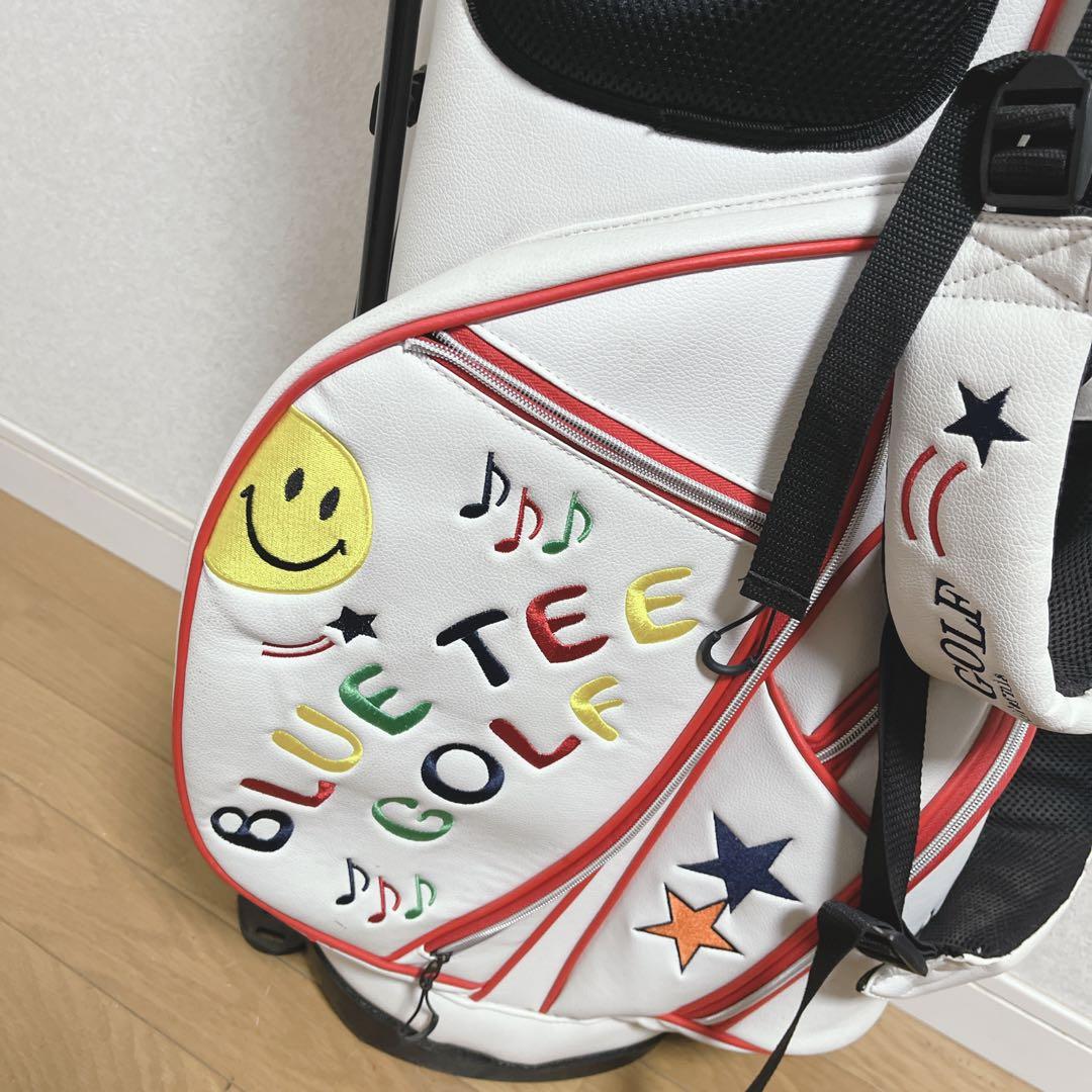 K121 BLUE TEE GOLF スタンド式キャディバッグ