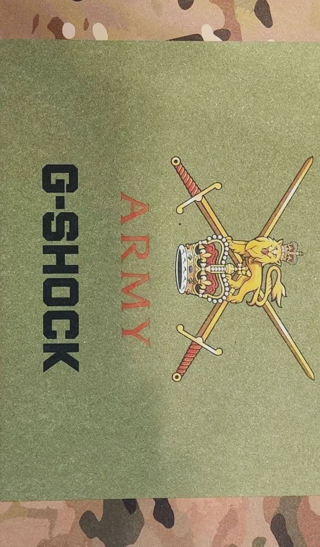 希少 Britirh イギリス陸軍コラボ G-SHOCK MudMaster
