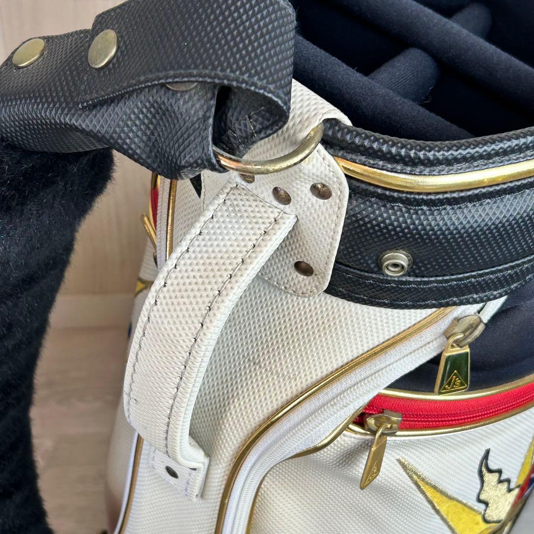 【訳あり】希少！J's ジャンボ尾崎 キャディバッグ フードなし　ケース割れ