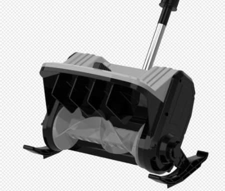 今年の新作　小型充電式除雪機　折り畳み可能　超軽量　家庭用　GREY