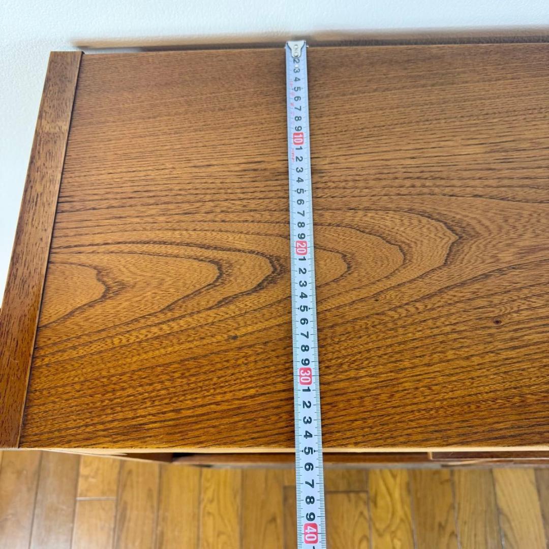 【美品】欅材 煎茶棚 茶箪笥 和家具 唐木 アンティーク　 915-1