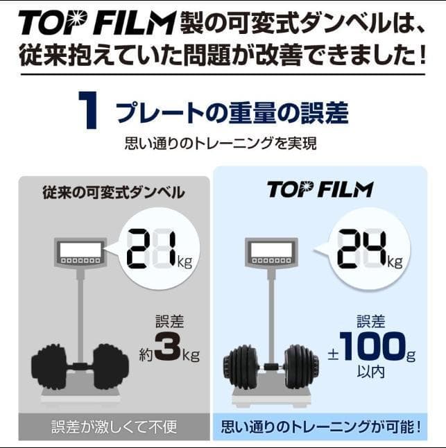ダンベル 可変式 40kg 2個セット 鉄アレイ