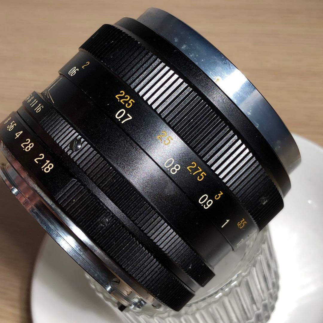 独自マウント　YASHICA auto yashinon 5.5cm f1.8