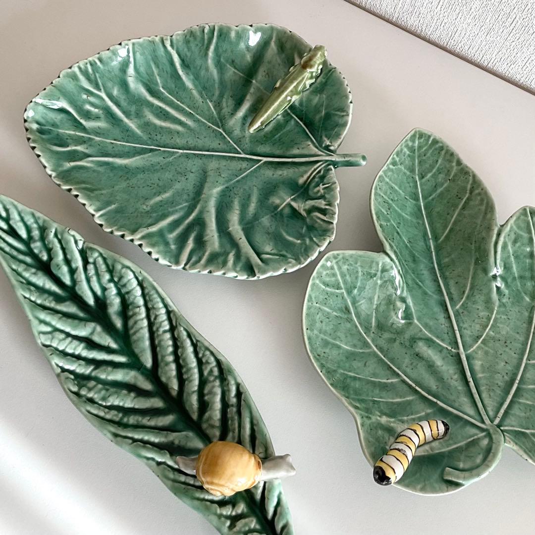 【新品】Bordallo Pinheiro ボルダロピニェイロ　プレート3枚　皿