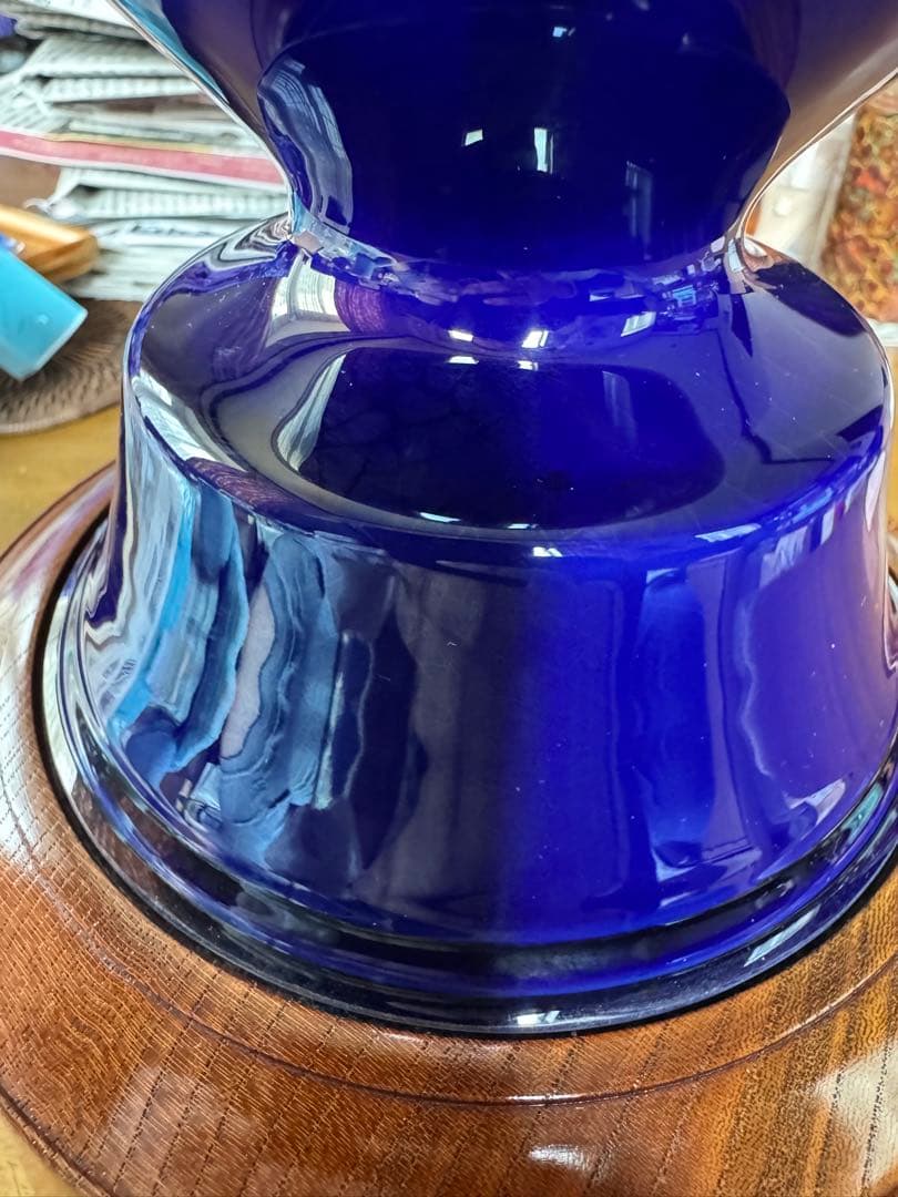 人間国宝　三代　徳田八十吉　燿彩杯　高さ36.5cm