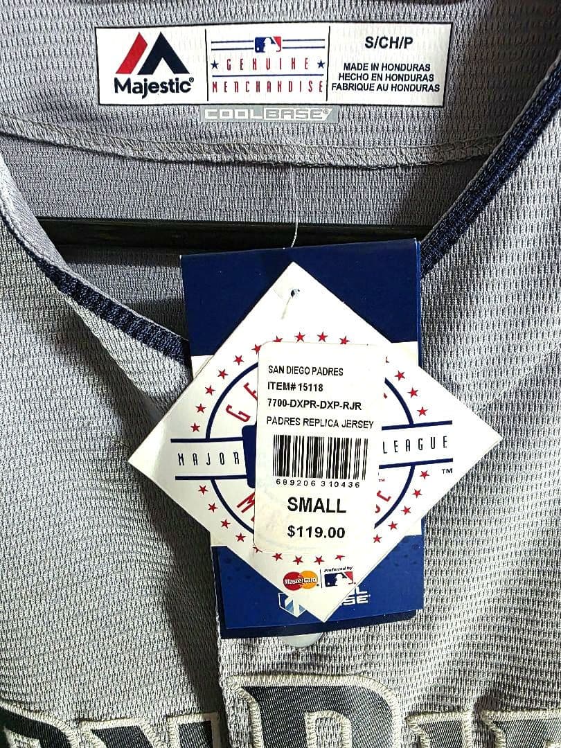 タグ付き未使用★MLB★パドレス★ハイクオリティレプリカ ★旧ビジター★