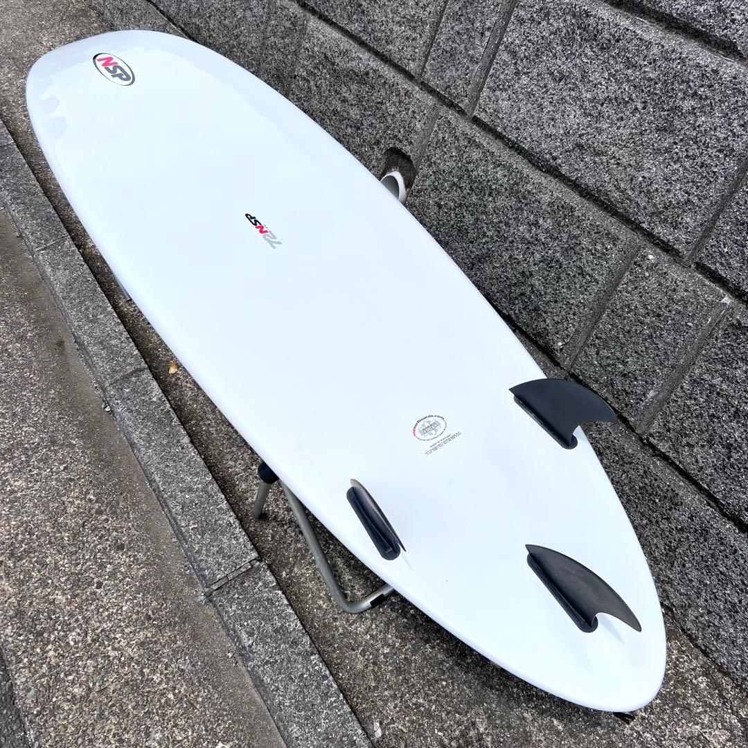 美品　NSP ファンボード　7’2ft ミッドレングス　さすぐ使える　良好